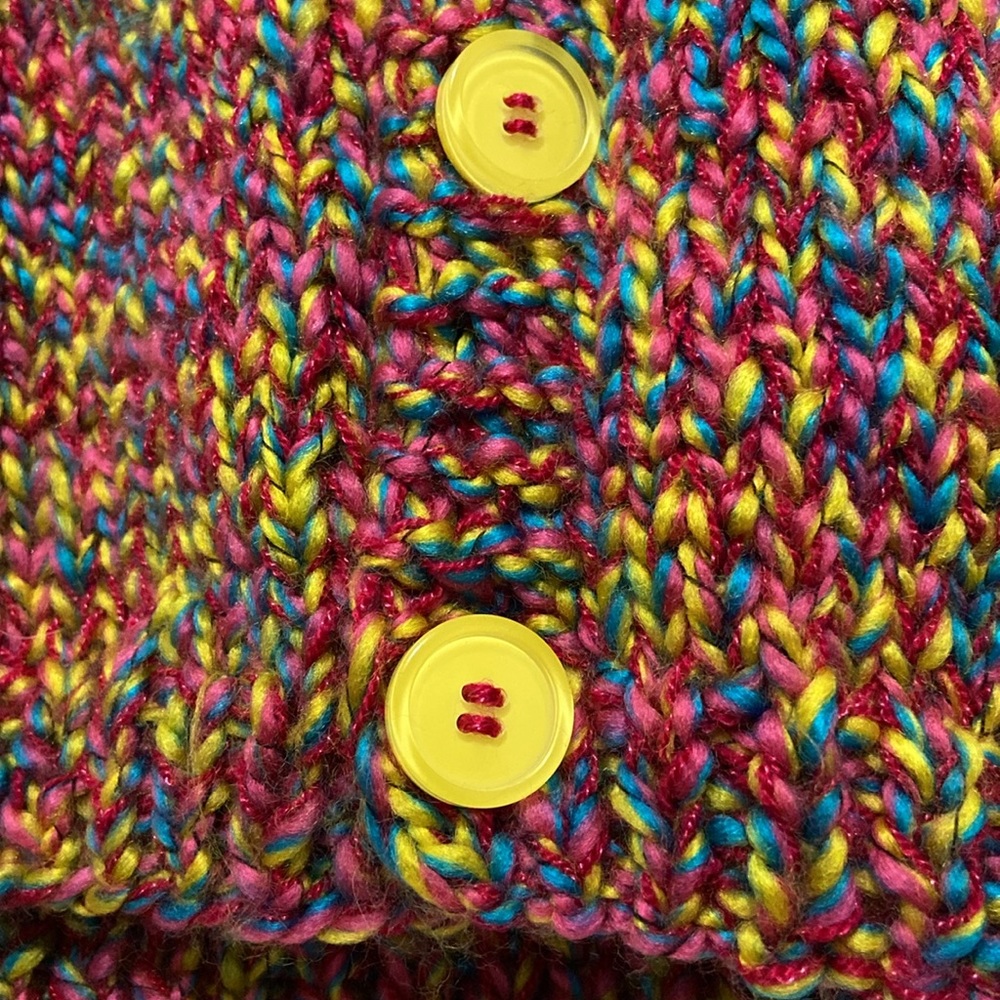 Rainbow Sweater Handmade Vest - Picture 5 of 8